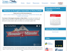 Tablet Screenshot of eugenerealtors.org